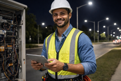 Um projeto de iluminação pública eficiente exige planejamento técnico e análise de consumo energético, afirma Matheus Vinicius Voigt.